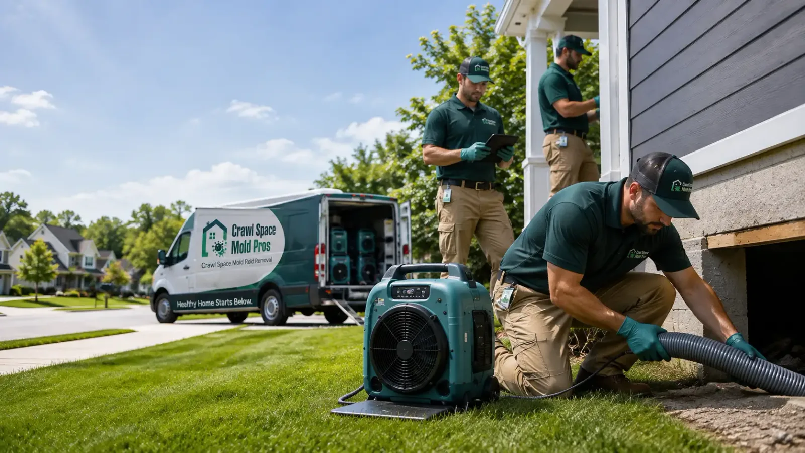 Crawl Space Mold Removal in Grand Haven, MI